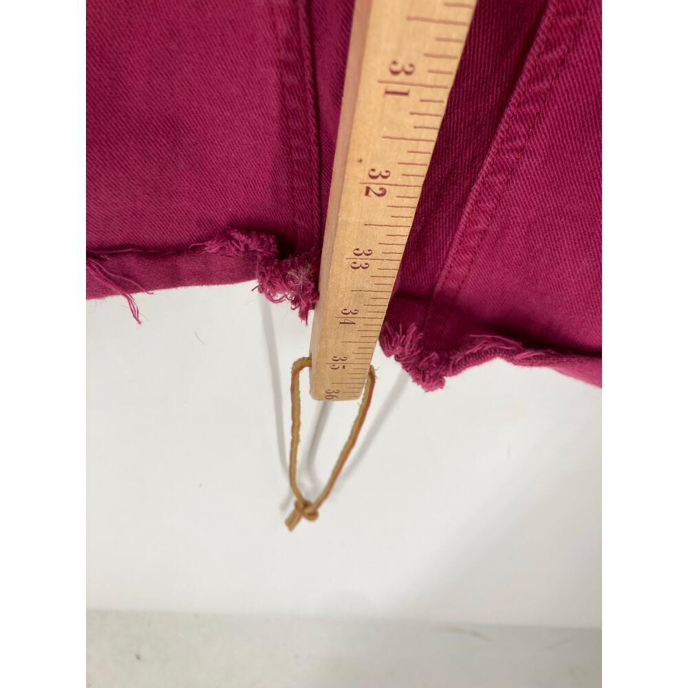 Rock & Roll Cowgirl Burgundy Bell Bottom Jeans Rodeo Women’s Western 25x36 - Picture 11 of 11